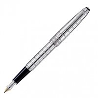 Penna Montblanc Meisterstuck Solitaire in Acciaio 38245 - 38245